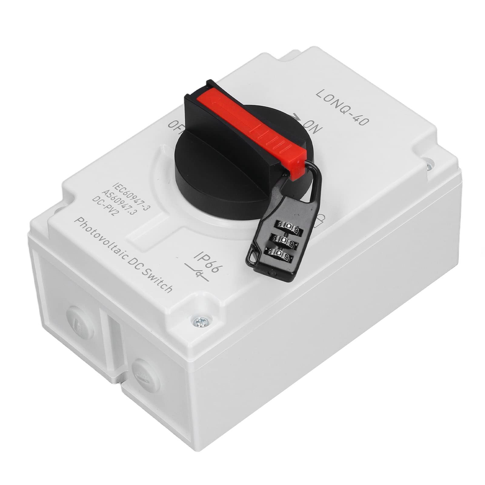 FTVOGUE Interrupteur de Déconnexion Solaire PV IP66 étanche pour RV 1200V