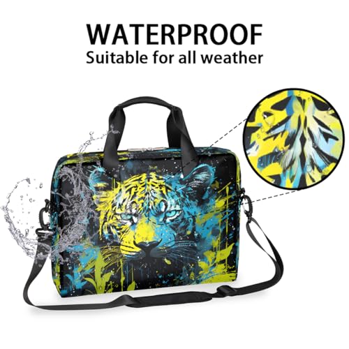 Maletín para laptop 15.6-16 pulgadas turquesa con estampado miniatura 3