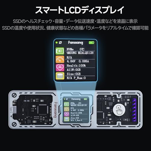 fanxiang M.2 SSD 外付けケース MD86 の商品画像 2