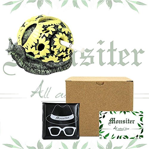 Monsiter Qe Snail Ashtrays For Cigarettes Creative Ashtray For Home And Outdoor #TOP6