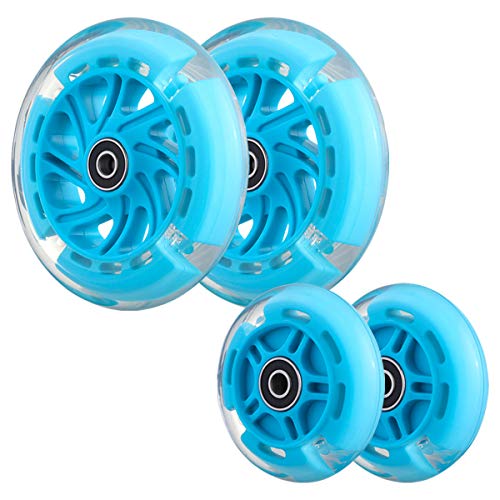 Front 120mm & Rear 80mm Light-Up Wheels