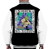  All+Every Shrek and Donkey Walking Together Men\'s Varsity Jacket