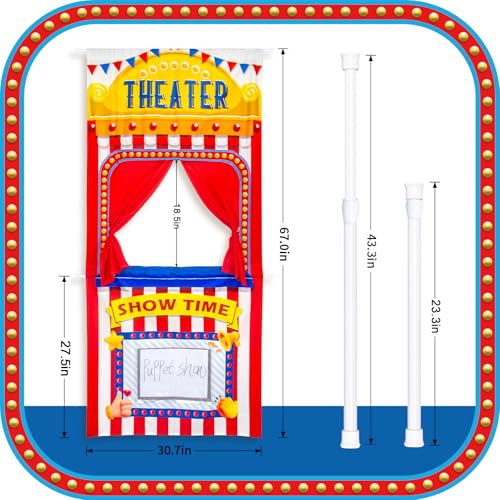 image for GOSR Doorway Puppet Show Theater Curtain, 67