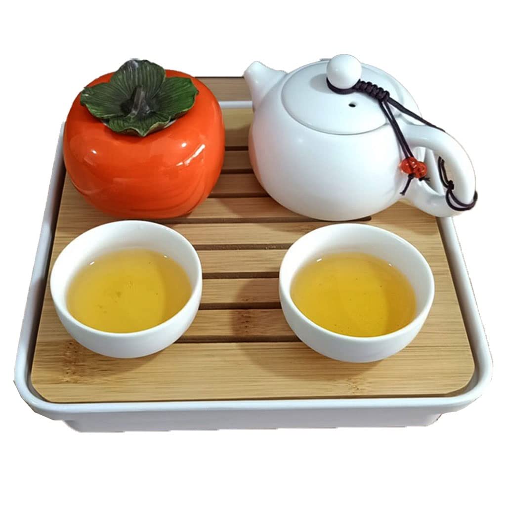 DFGHNBVC Chinese Gongfu Tea Tray Table Box With Water Storage For Kungfu Kung Fu Tea Set,Tea Serving Tray, Tea Set Tray For Living Room,B