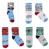MARVEL Unisex Kids 3er Pack Socken, bunt, 31-34