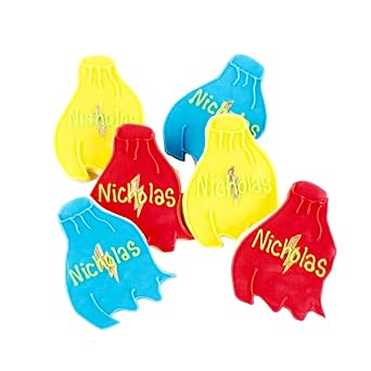 1 Dz. Super Hero Cape Cookies! Themed Birthday Party Favors or Thank You Gift!
