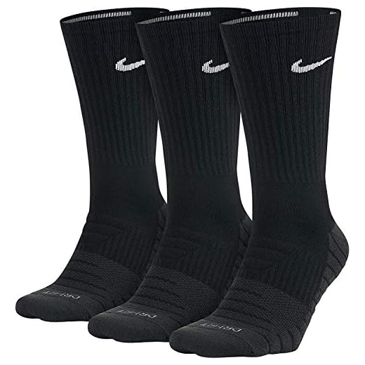 Unisex Nike Everyday Max Cushion Crew Training Sock (SIZE LARGE, 3 Pairs)