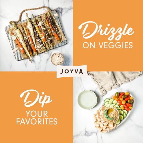 Image of Joyva Tahini Paste | Roasted Sesame Seed Puree | Pack of 2, 15 oz