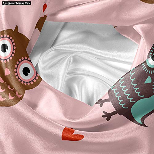Image of ArtzFolio Owls & Hearts | Reusable Sack Bag | Bag for Gym, Storage, Vegetable & Travel