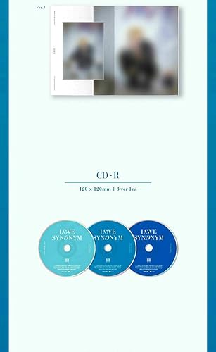 Miniatura 4 de WONHO LOVE SYNONYM#2 RIGHT FOR US Album  VER.1 + VER.2 + VER.3  3 Ver SET 3CD+3 P.Book+3 Card K-POP SEALED+TRACKING CODE
