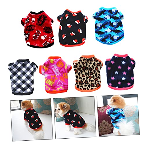 Pull chaud pour animaux de compagnie Toddmomy imperméable lot de 7 pièces