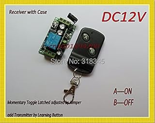 DC12V 1CH Remote Control ON Off Switch System for Keyless Entery Access LED SMD Receiver&Transmitter/Toggle/Momentary/Latched