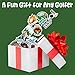 Funny Gifts for Men - Gag Golf Stickers, 16 Unique Golfing Stickers - Cool Christmas Stocking Stuffer