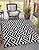 5x8 Outdoor Patio Rug with Carry Bag, Waterproof Outdoor Plastic Straw Rug RV Camping Rug, Reversible Picnic Mat Outside Carpet for Backyard, Porch, Balcony, Deck, Black & Light Grey