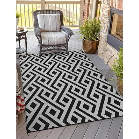Macgace 5x8 Outdoor Patio Rug Cover