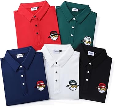 Amazon | ポロシャツ メンズ 半袖 ゴルフ 夏 速乾 ストレッチ性