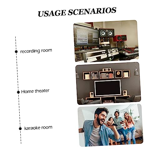 Vaguelly 1 set de Almohadillas de Aislamiento para Altavoces Negro para Monitores de Estudio y Material Ignífugo para Estudios en Casa y Entornos de Grabación miniatura 7