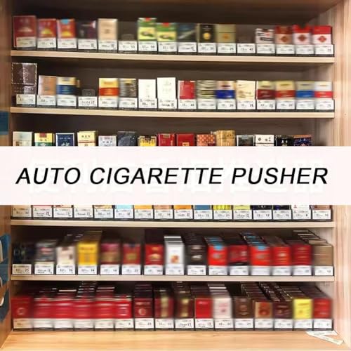 Expositores de cigarrillos transparentes con empujador automático de muelle para tiendas de 20 u 2