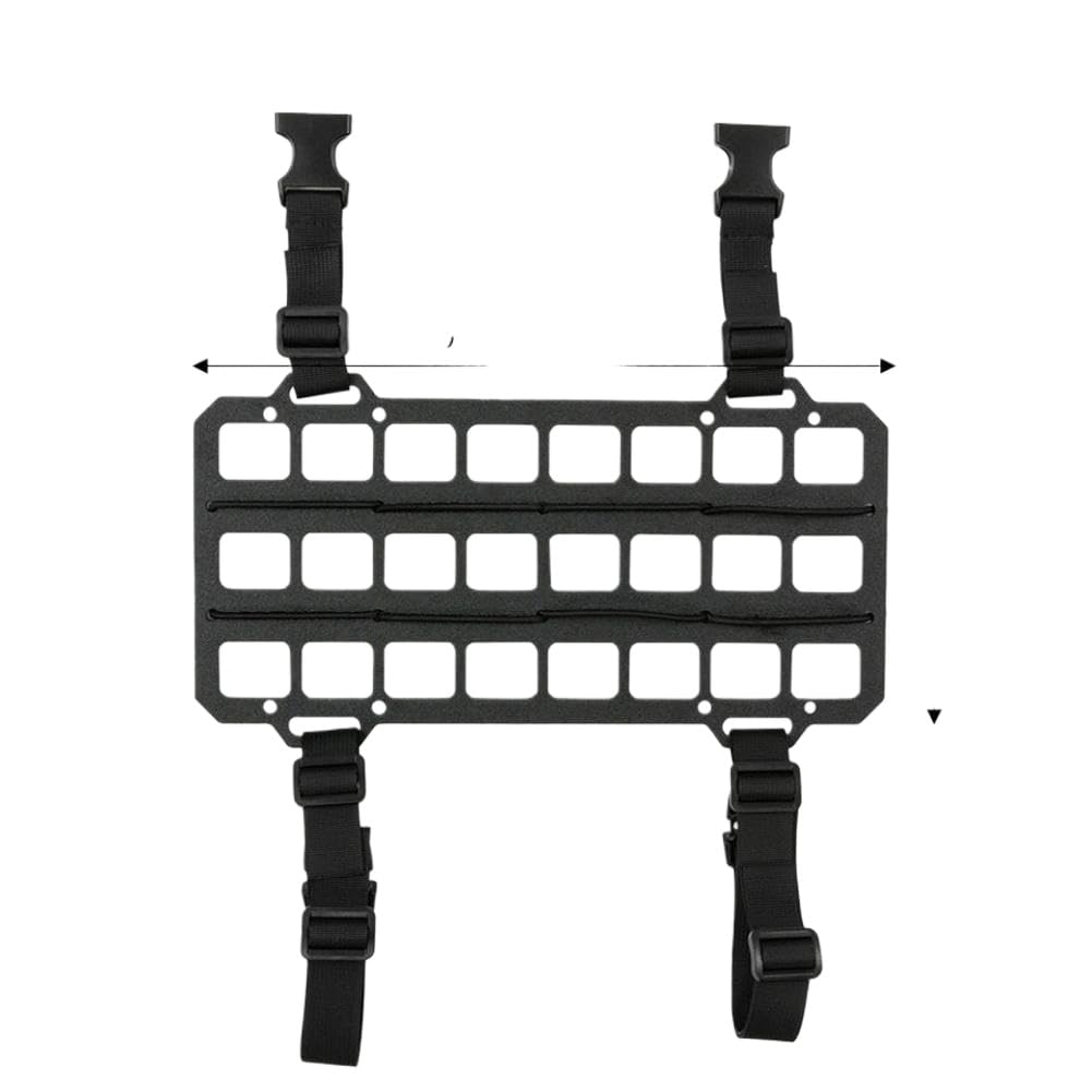Parasol para Coche Estante Organizador rígido MOLLE Panel de Velcro vehículo Equipo táctico Almacenamiento Soporte Visera Cubierta Bolsa Ajustable