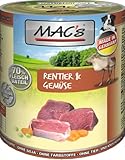 MAC's Alimento para Perros sin Cereales, Renos y Verduras, 800 g