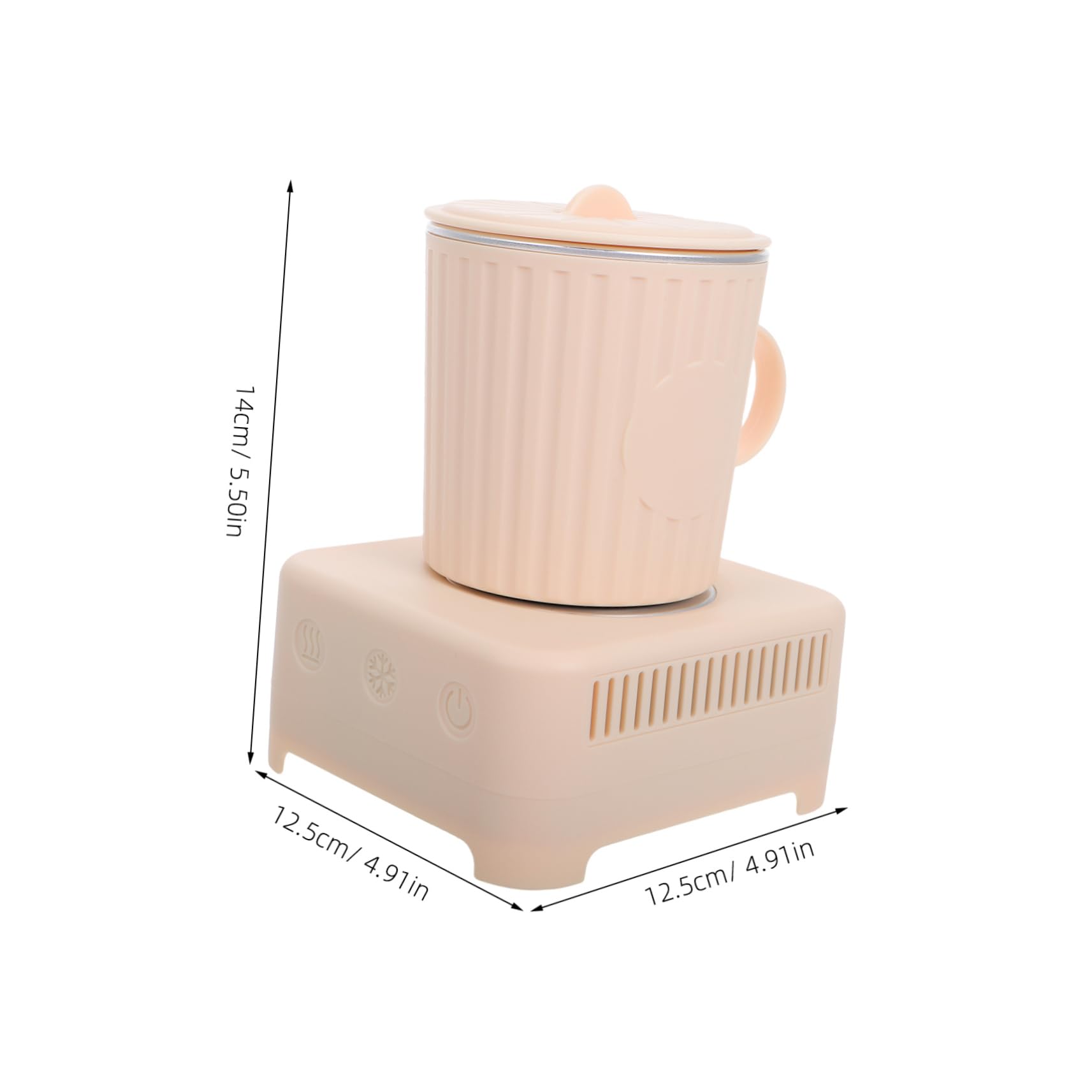 Ciieeo Quick Cooling Drink Cup Freezer Mug Temperature Control for Cold Beverages