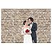 AIIKES 7x5FT Vintage Brick Wall Photography Backdrop Stone Brick Backdround Baby Shower Birthday Party Decoration Backdrop Photo Studio Prop 11-503