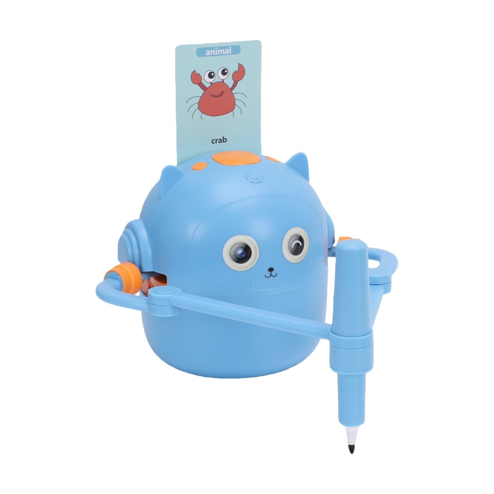 Dilwe Robot Educativo per Disegnare Bambini, 100 Carte Lavagna Riutilizzabile con 30 Giorni di Standby per Apprendimento Montessori Prescolare