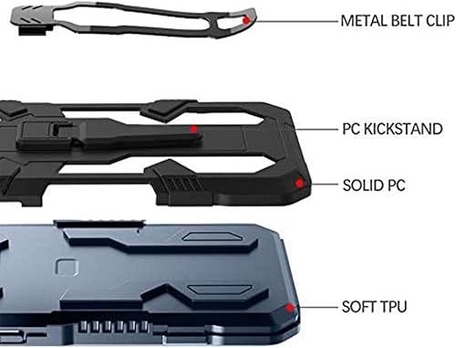 Miniatura 5 de Funda compatible con Samsung Galaxy A21S, con 2 unidades con protector de pantalla de vidrio templado, funda protectora probada contra caídas de 15