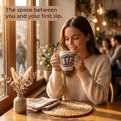 Image of U.P.C. U.P.C.Milk Mug Set of 2 | Ceramic & Bone China Coffee Milk Cups | Designer Printed Tea Coffee Mug Set | Large Capacity Milk Mugs | Microwave Safe Cup Set | Kitchen Drinkware
