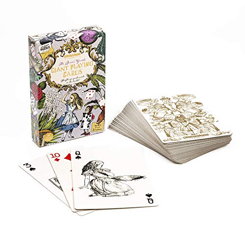 Professor Puzzle The Queen’s Guard Giant Playing Cards - Alice In Wonderland Themed Jumbo Playing Cards For All Card Games. Wonderland Games #TOP2