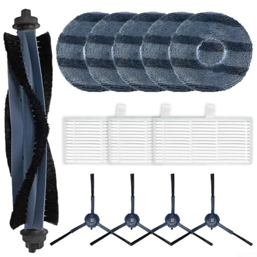 Jotekonoby Kit d'accessoires de rechange pour robot aspirateur C20 | Brosse principale, brosses latérales, filtres lavables et serpillères | Compatible avec