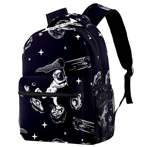 Sac à dos tropical et flamant rose Medium avec porte-bouteille