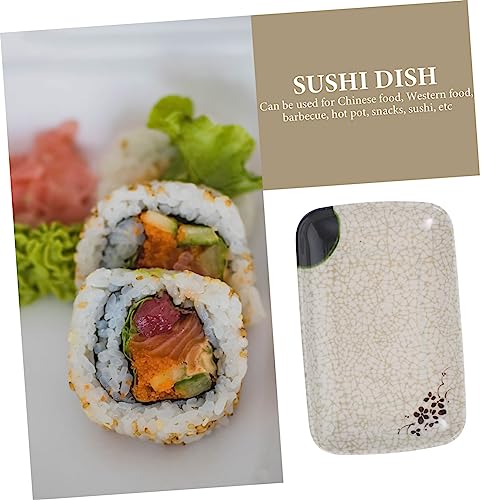 Platos rectangulares para sushi Garneck pack 2 piezas miniatura 7