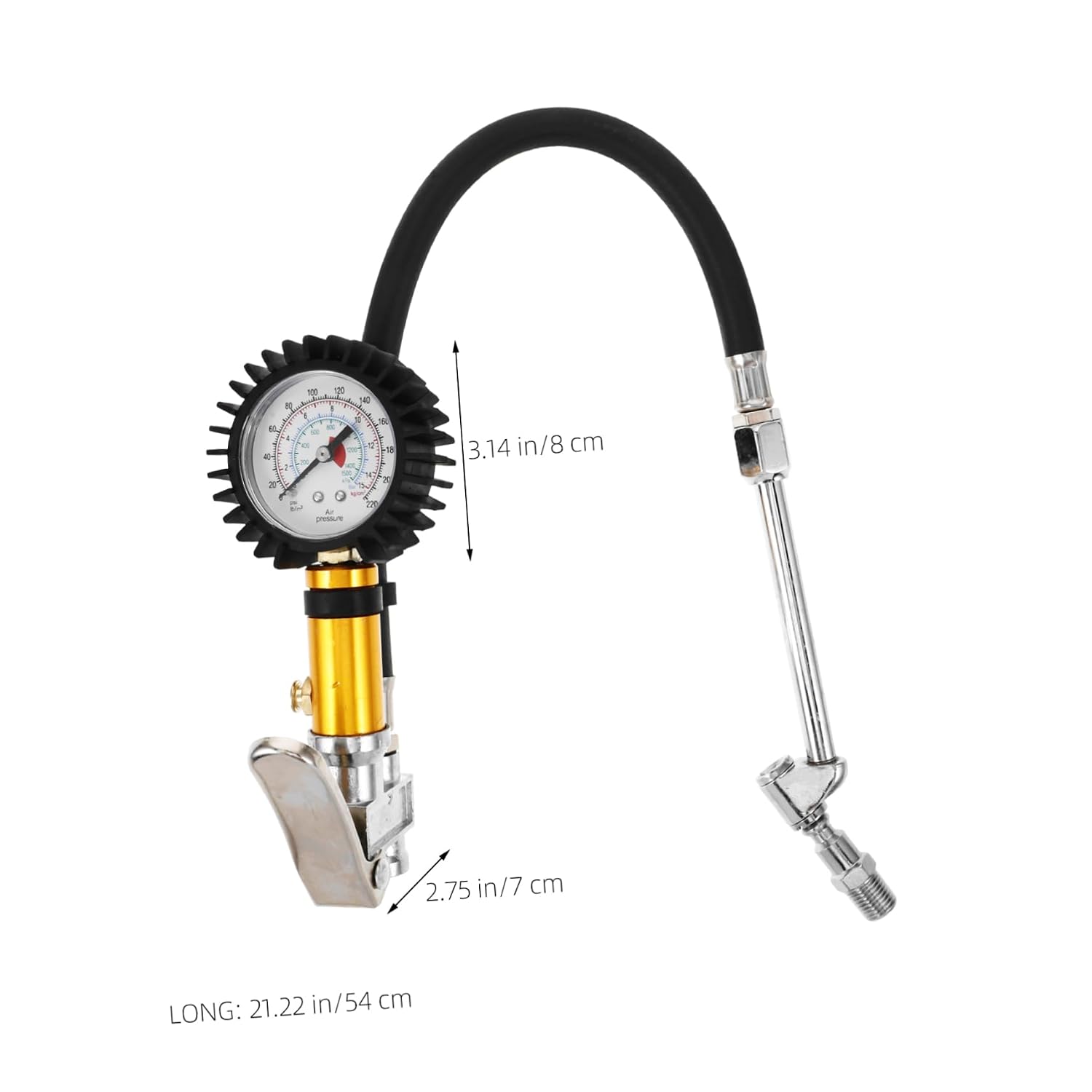 Zerodeko Precision Tire Air Gauge Digital Tire Pressure Gauge for Car Truck Motorcycle Bicycle Easy-Read Display and High Accuracy Psi Reader