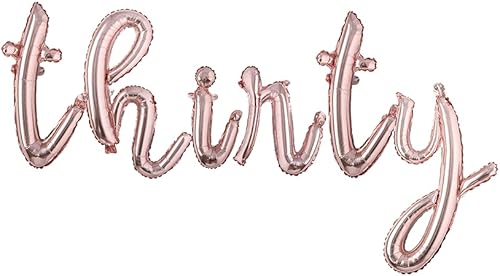 Globos cursivos de oro rosa  Números, deletrea tu número, letras individuales, feliz cumpleaños (cursiva oro rosa "quince")