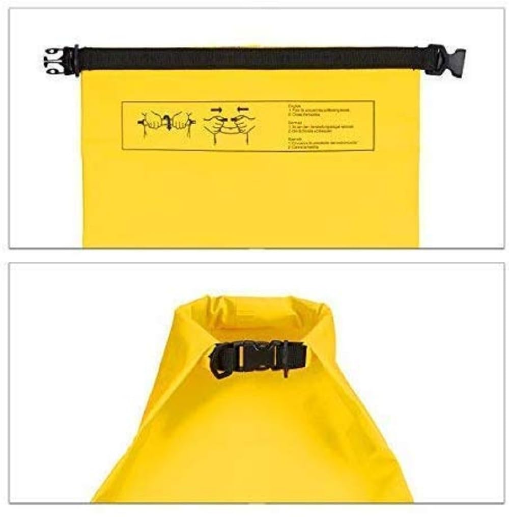 30L Waterproof Dry Bag PVC Floating Ocean Pack | Heavy Duty Water Proof Storage Sack for River Rafting, Boating, Swimming, Trekking & Camping | Keeps Mobile, Clothes & Gear Safe | Multi Color 1