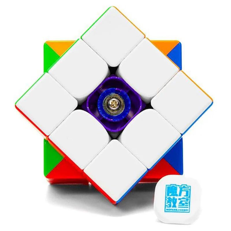 Image of HAWKISTER 6+ Years Moyu Rs3M V5 2023 Maglev 3X3 Speed Cube With Robot-Shape Display Box, Professional 3X3X3 Puzzle Cube Stickerless Rs3M V5 Maglev Cube (Maglev Version)