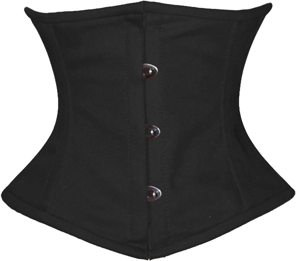 Heavy Duty 18/26 Double Steel Boned Waist Training Cincher Waspie Underbust Tight Shaper Corset