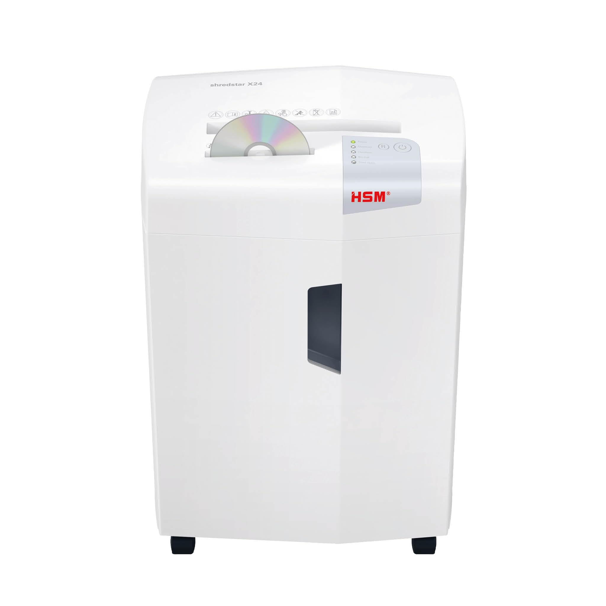 HSM shredstar X24 - Destructora de papel (corte en partículas, 4 x 37 mm, 24 hojas)