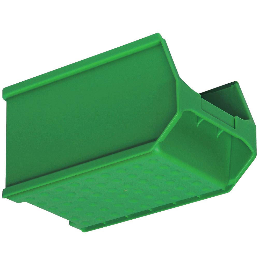 BRB LB4 Lot de 25 boîtes de rangement avec 4 rails muraux Vert 2,9 l 235 x 145 x 125 mm