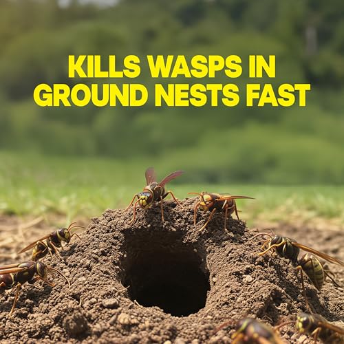 Image of Raid Outdoor Wasp Ground Nest Killer, Dust Insecticide for Outside Household Use, Wasp Killer, Fast-Working and Odorless, 24 Oz