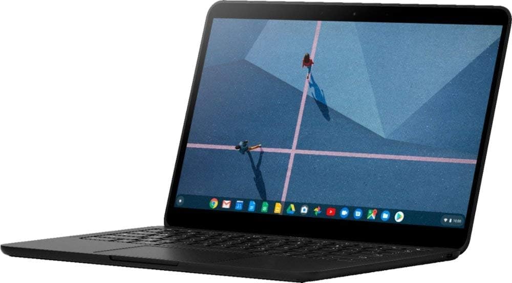 Google Pixelbook Go - 13.3" Lightweight Chromebook Laptop - Up to 12 Hours Battery Life - Intel Core M3, 64GB SSD, 8GB RAM Touch Screen - Just Black