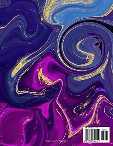 Notebook: glitter purple Lined Notebook Journal, Size 8.5 x 11 inches, 120 Pages: College Ruled paper, perfect bound - Image 2