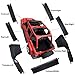 Shadeidea Roll Bar Padding for Jeep Wrangler JL Unlimited Jeep Wrangler 4 Door 2018-2023 -Black Vinyl Foam Laminated Pad Cover Kit Protection JLU Sahara Rubicon with Grab Bag-3 Year Warranty