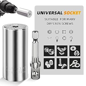 Superuniversalsockettoolsgiftsformensfathersdaydadgiftsfromdaughterssonkidswifeuniversalsocketpowerdrilladapter79mmcooltoolsgadgetsformenbirthdaygiftsforwomenmen1 Urban Country Home Decor Super universal socket tools gifts for mens fathers day dad gifts from daughters son kids wife universal socket power drill adapter 7 9mm cool tools gadgets for men birthday gifts for women men 1 urban country home decor