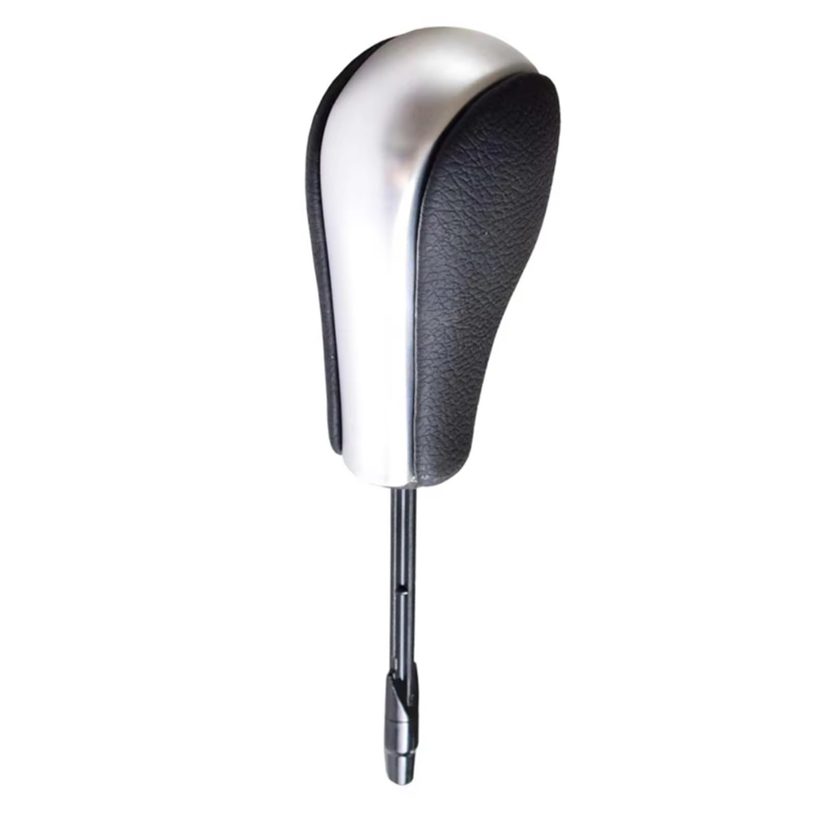 HILLAR Car Gear Stick Knob for BMW E39 E46 E53 E60 E61 E63 E64 E83 E81 E82 E87 E90 E91 E92 E93 Automatic Gear Shift Knob(Matt Silver-Long)