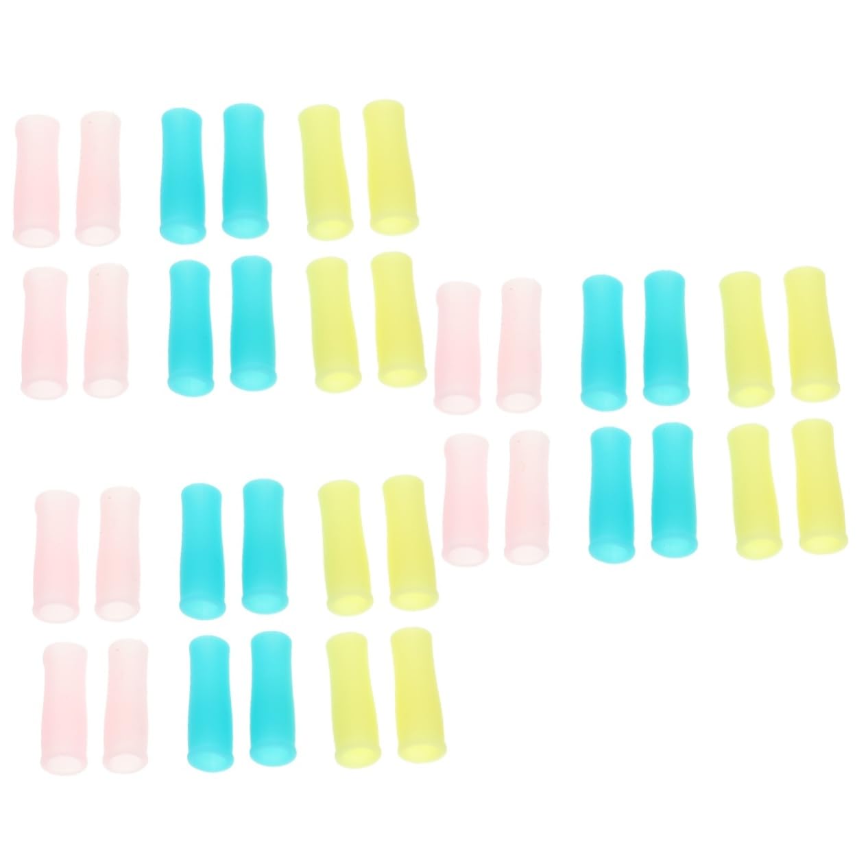 PLAFOPE 36 Pcs Manicure Tools Cuticle Cutter Handle Cover Trimmer Handle Manicure Scissors Covers Cuticle Nipper Handle Cover Cuticle Scissor Handle Cover Scissors Sleeve