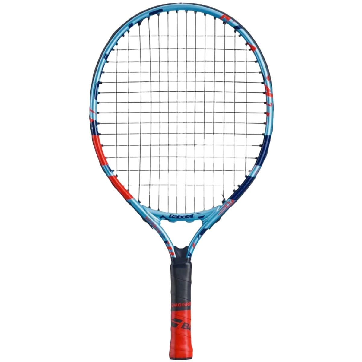 Babolat Ballfighter 17 Inch Jr Tennis Racquet (Blue/Red) Bundled w a Tennis Backpack (White/Blue/Red)