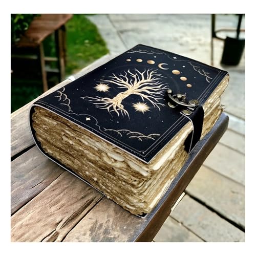 400 Pages Blank Spell Book of Shadows Journal Tree of Life Printed Witchcraft Supplies Wiccan