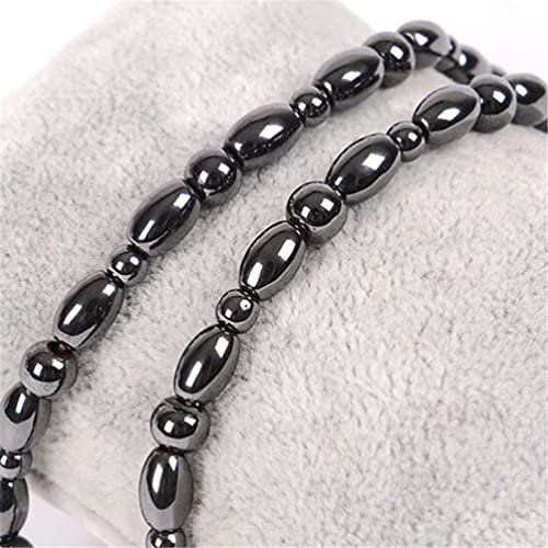 Ifundom Anti Swelling Black Obsidian Anklet, 2Pcs Magnetic Obsidian Anklet Bracelet For Women Healing Therapy, Good For Relieving Joint Pain, Increases Energy #TOP5